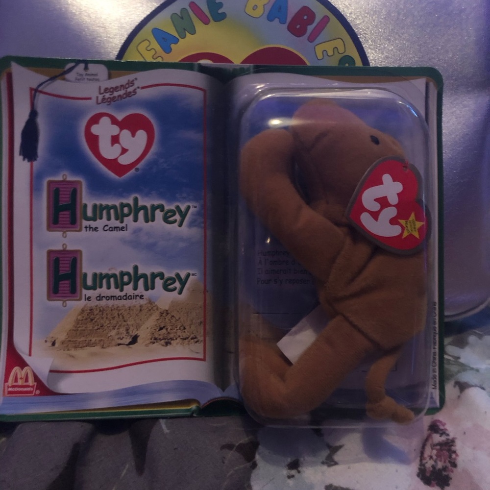 Vintage teenie beanie babies - legends - Humphrey